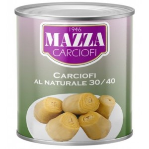 Artišokai 30/40 vandenyje MAZZA, Italija, 2,5 kg / 1,2 kg
